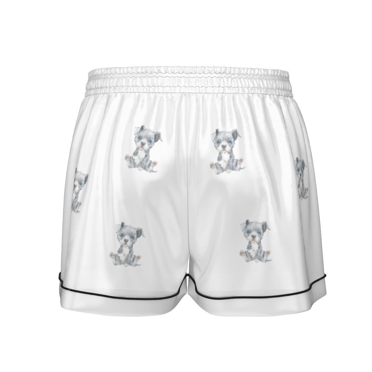 (1) Gracie Collection - Short Sleeved & Shorts Imitation Silk PJ Set