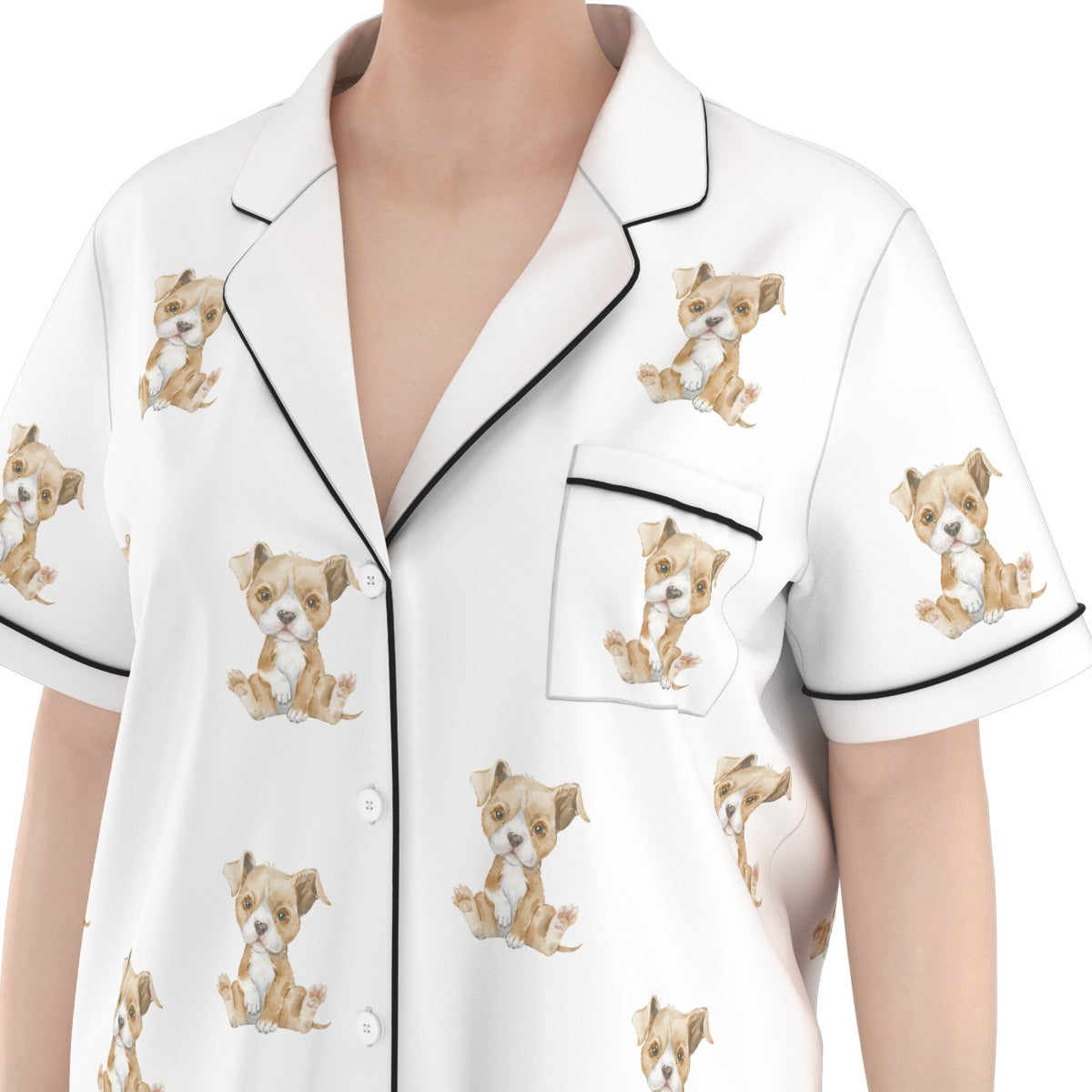 (2) Gracie Collection Short Sleeved, Long Pants Imitation Silk PJ Set
