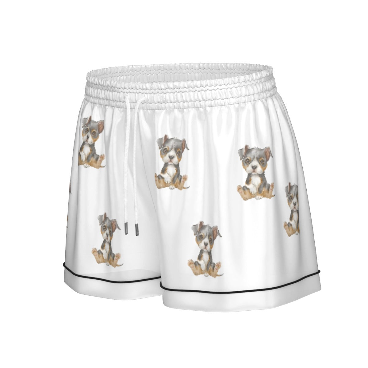 (4) Gracie Collection - Short Sleeve & Short Imitation Silk PJ Set