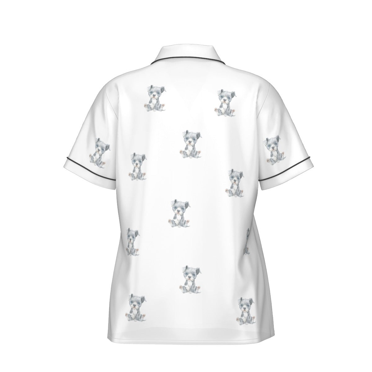 (1) Gracie Collection - Short Sleeved & Shorts Imitation Silk PJ Set