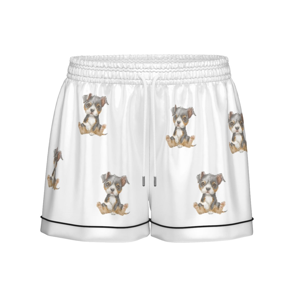 (4) Gracie Collection - Short Sleeve & Short Imitation Silk PJ Set