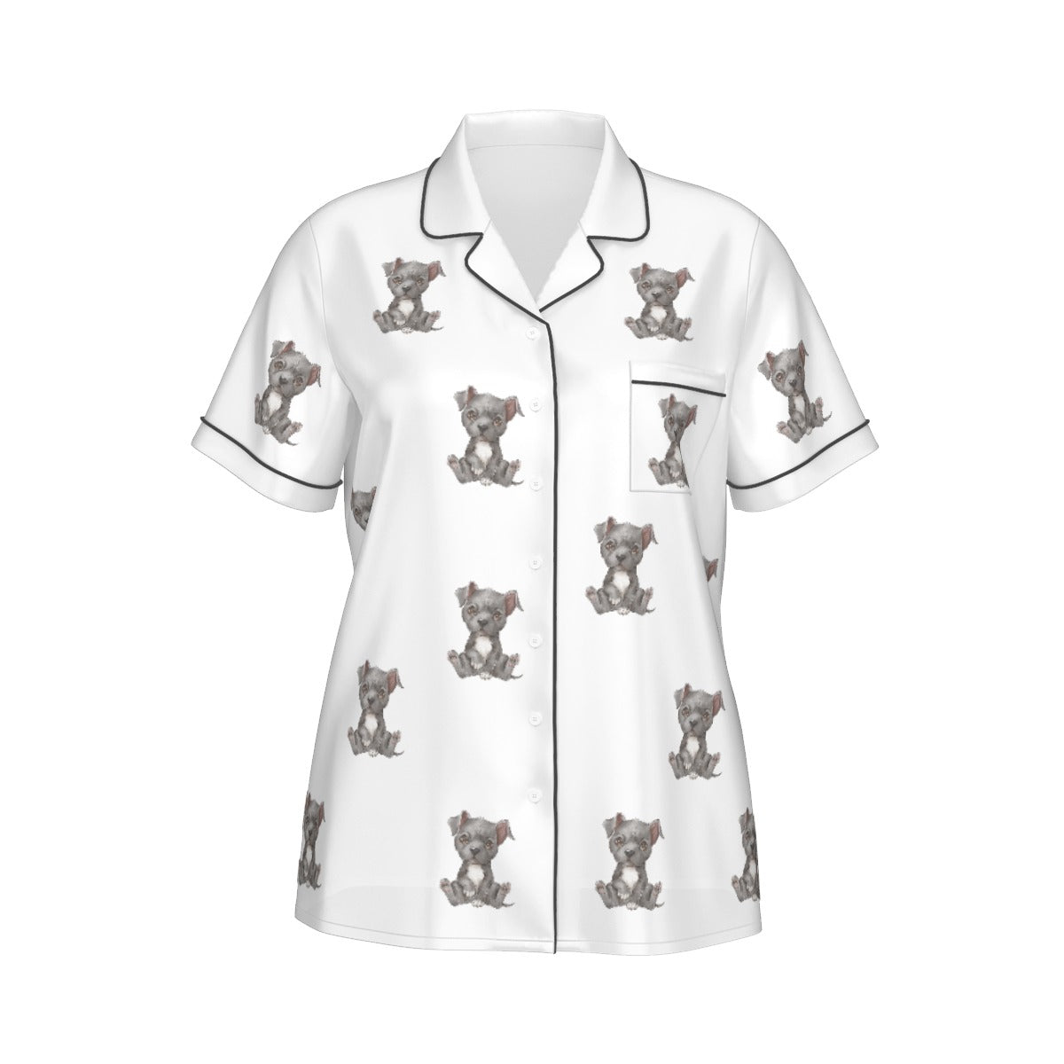 (3) Gracie Collection - Short Sleeved & Shorts Imitation Silk PJ Set